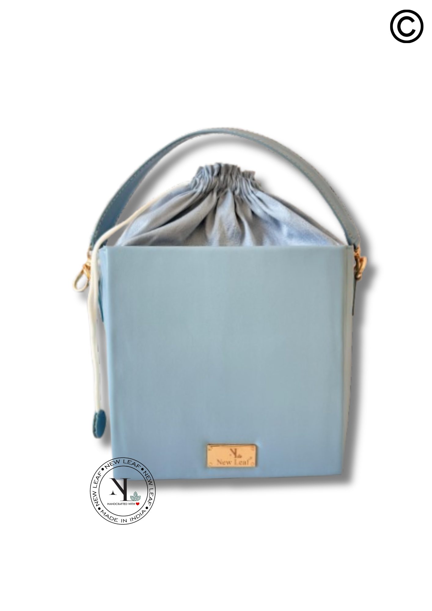 Pastel Peacock Lippan Art Medium Potli Handcrafted Sling Bag