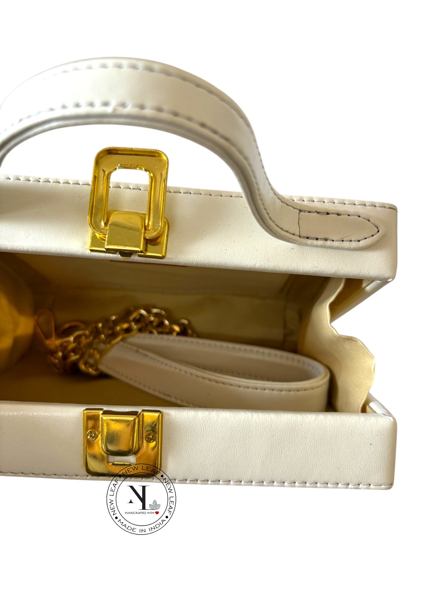 Rose Rectangle Lippan Art Box Sling Bag