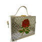 Rose Rectangle Lippan Art Box Sling Bag