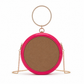 New Leaf Light Pink Circle Clutch Sling – Plain Handcrafted Bag
