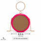 New Leaf Light Pink Circle Clutch Sling – Plain Handcrafted Bag