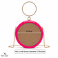 New Leaf Light Pink Circle Clutch Sling – Plain Handcrafted Bag