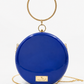 New Leaf Royal Blue Circle Clutch Sling – Plain Handcrafted Bag