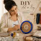 New Leaf Royal Blue Circle Clutch Sling – Plain Handcrafted Bag