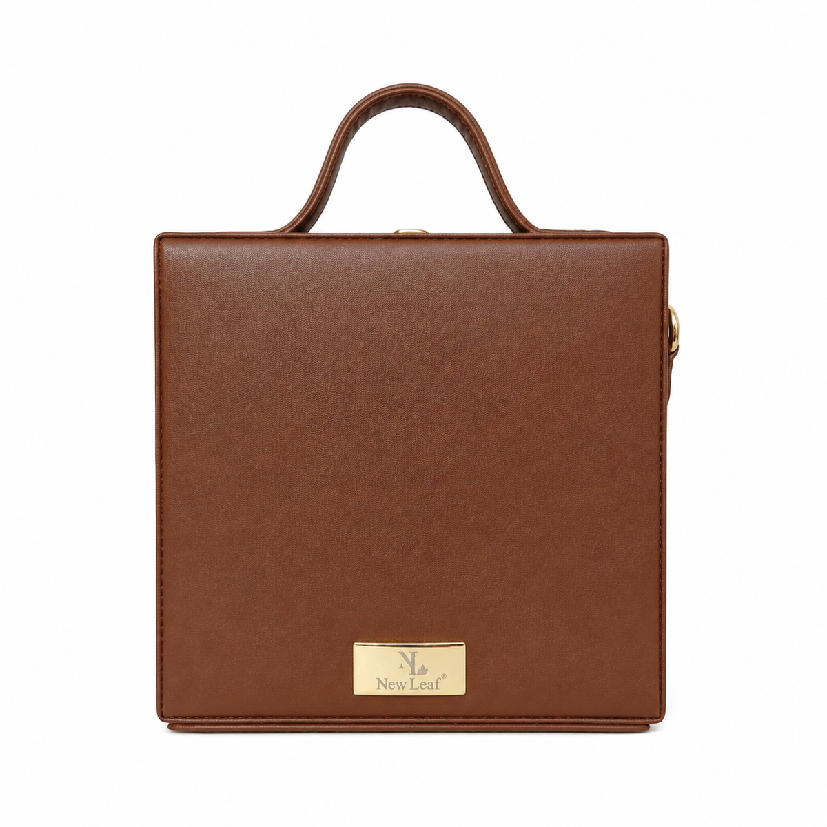 Leopard Square Lippan Art Box Bag