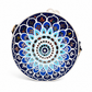 Blue Horizon Circle Potli Lippan Art Bag