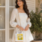 Daisy Handcrafted Lippan Art Handbag/ Sling