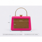 Pink Trapezium Clutch Sling – Plain Handcrafted Bag