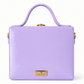Dual Tone Tulip Blush Handcrafted Lippan Art Box Bag