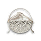 Classic White Semi Circle Lippan Art Potli Sling