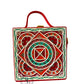 Colourful Geometric Lippan Art Handcrafted Box Bag