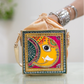 GanpatiJi Lippan Art Handcrafted Potli Square Bag