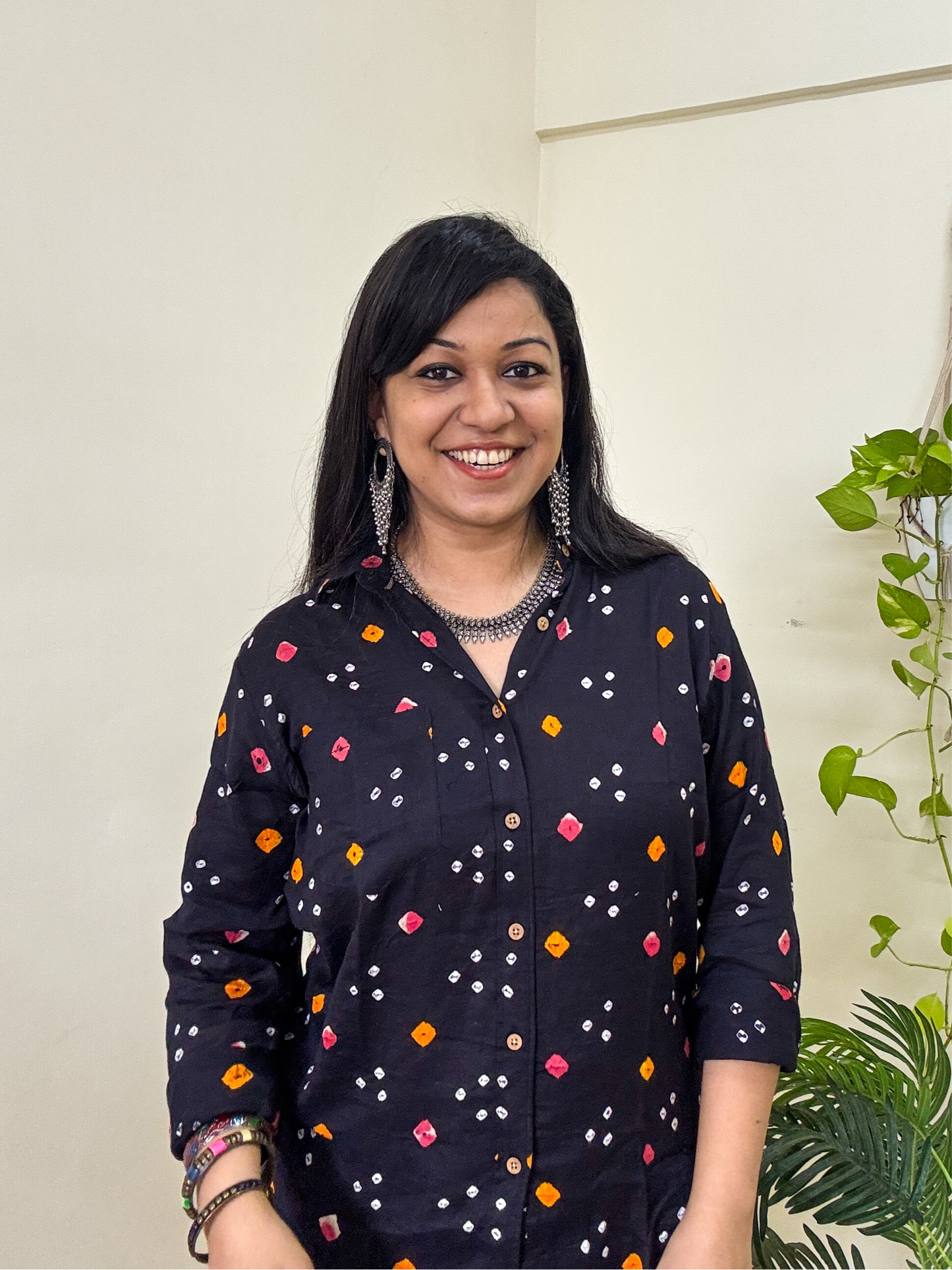 Kala Tikka Handcrafted Pure Bandhani Unisex Shirt