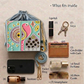 Pastel Peacock Lippan Art  Potli Handcrafted Sling Bag