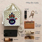 White Hamsa Lippan Art Medium Potli Sling Bag