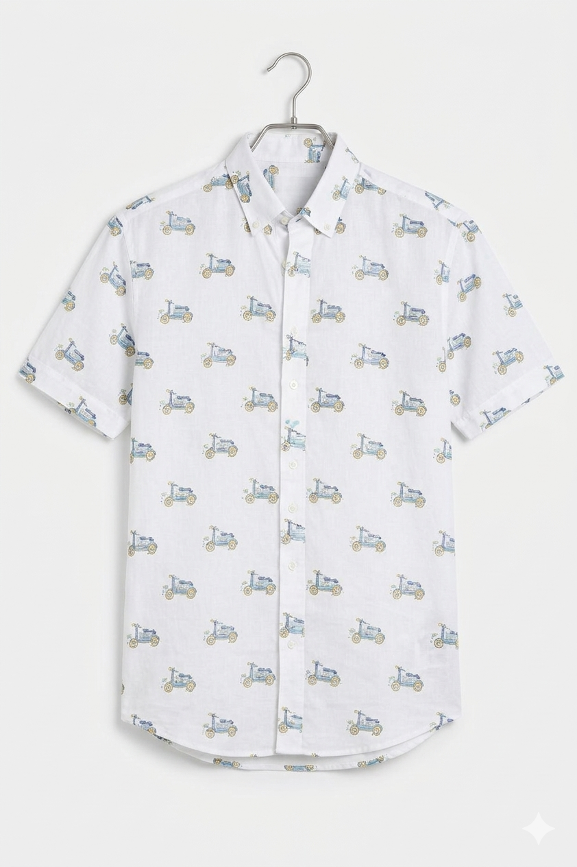 Scooter Unisex Short Sleeves Shirt