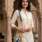 Peacock Handcrafted Lippan Art Handbag / Sling