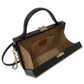 New Leaf Black Rectangle Box Sling – Plain Handcrafted Bag