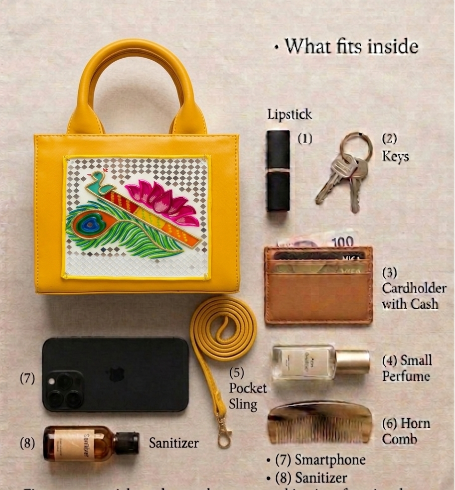 Bansuri Lippan Art Handbag/ Sling