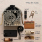 Black Square Lippan Art  Potli Bag and Sling