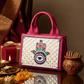 Hamsa Handcrafted Lippan Art Handbag /Sling