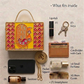 Festive Bird  Lippan Art Rectangle Box Sling Bag
