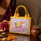 Pastel Elephant Lippan Art Handcrafted Handbag / Sling