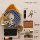 Elephant Lippan Art Handcrafted Potli Bag with Sling