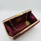 Maroon Rectangle Clutch Sling – Plain Handcrafted Bag
