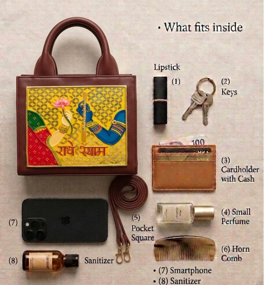 Radhe Shyam Lippan Art Handbag/ Sling
