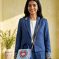 Heart Trapezium Potli with Sling