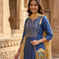 Festive Gold Lippan Art Medium Potli Sling