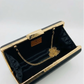 Black Rectangle Clutch Sling – Plain Handcrafted Bag