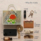 Rose Lippan Art Handcrafted Box Bag
