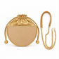 New Leaf Golden Semi-Circle Potli Sling – Plain Handcrafted Bag