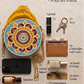 Festive Lippan Art Medium Potli Sling