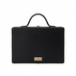 New Leaf Black Rectangle Box Sling – Plain Handcrafted Bag