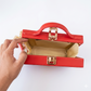 Lady Bird Rectangle Lippan Art Box Bag
