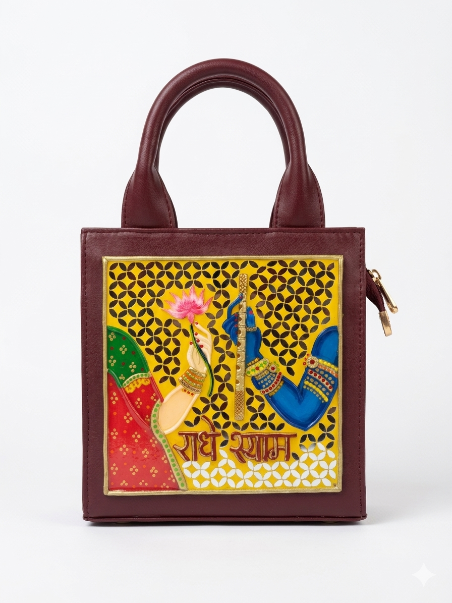 Radhe Shyam Lippan Art Handbag/ Sling