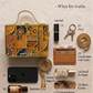 Party Lippan Art Box Sling Bag