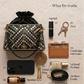 Flamboyant Trapezium Potli with Sling