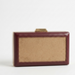 Maroon Rectangle Clutch Sling – Plain Handcrafted Bag