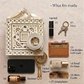 White Mandala Lippan Art Handcrafted Regular  Potli Sling Bag