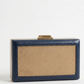 Navy Blue Rectangle Clutch Sling – Plain Handcrafted Bag