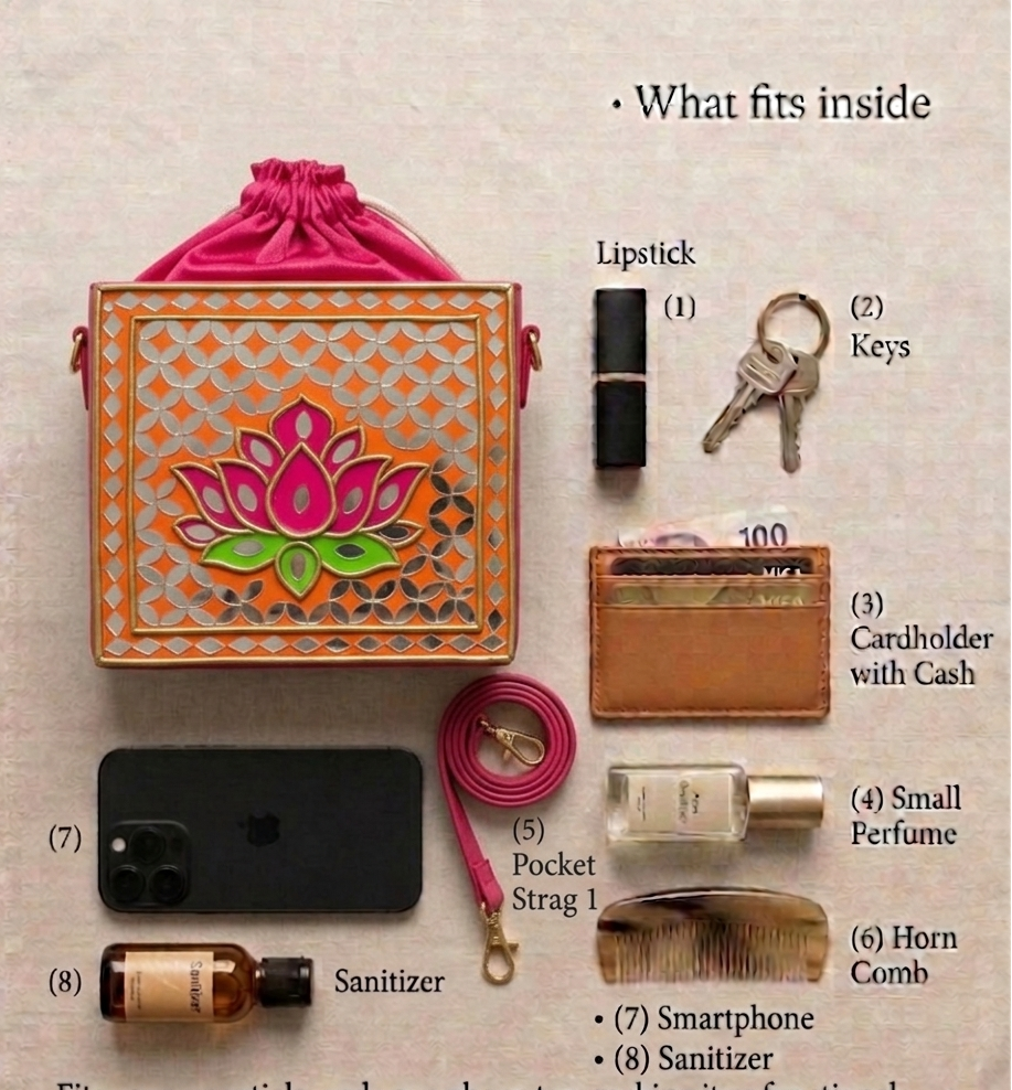 Lotus Lippan Art Potli Sling