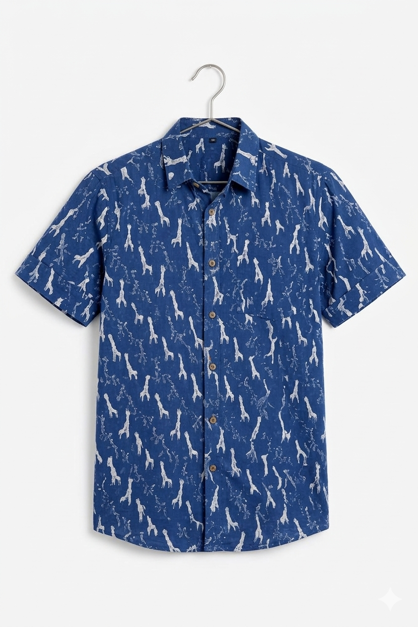 Giraffe Unisex Short Sleeves Shirt