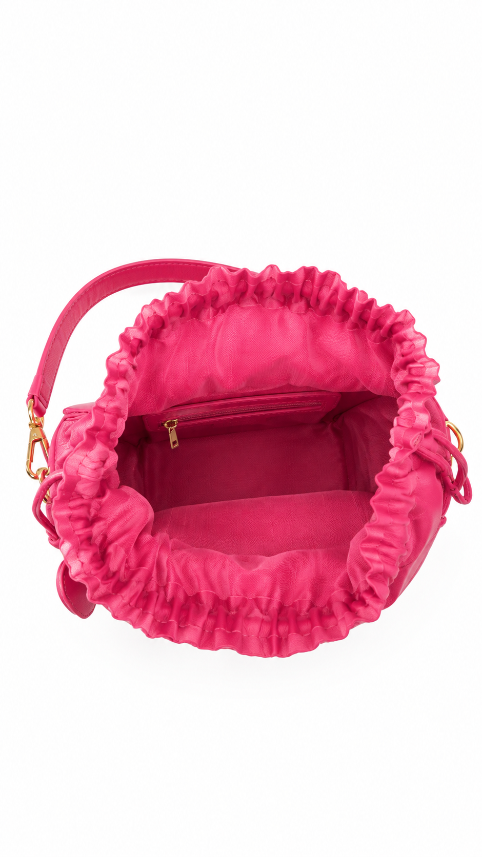 New Leaf Pink Circle Potli Sling – Plain Handcrafted Bag