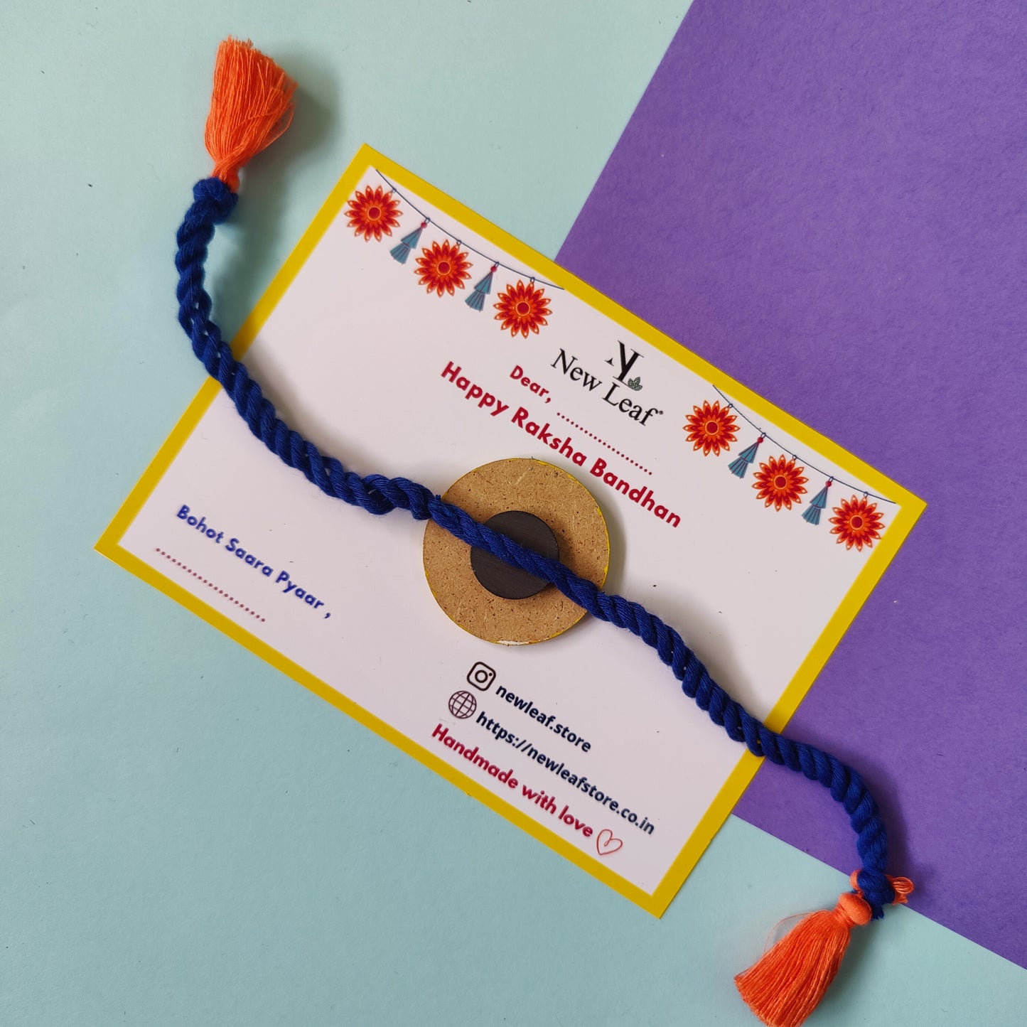 Micky Mouse Hand painted Rakhi