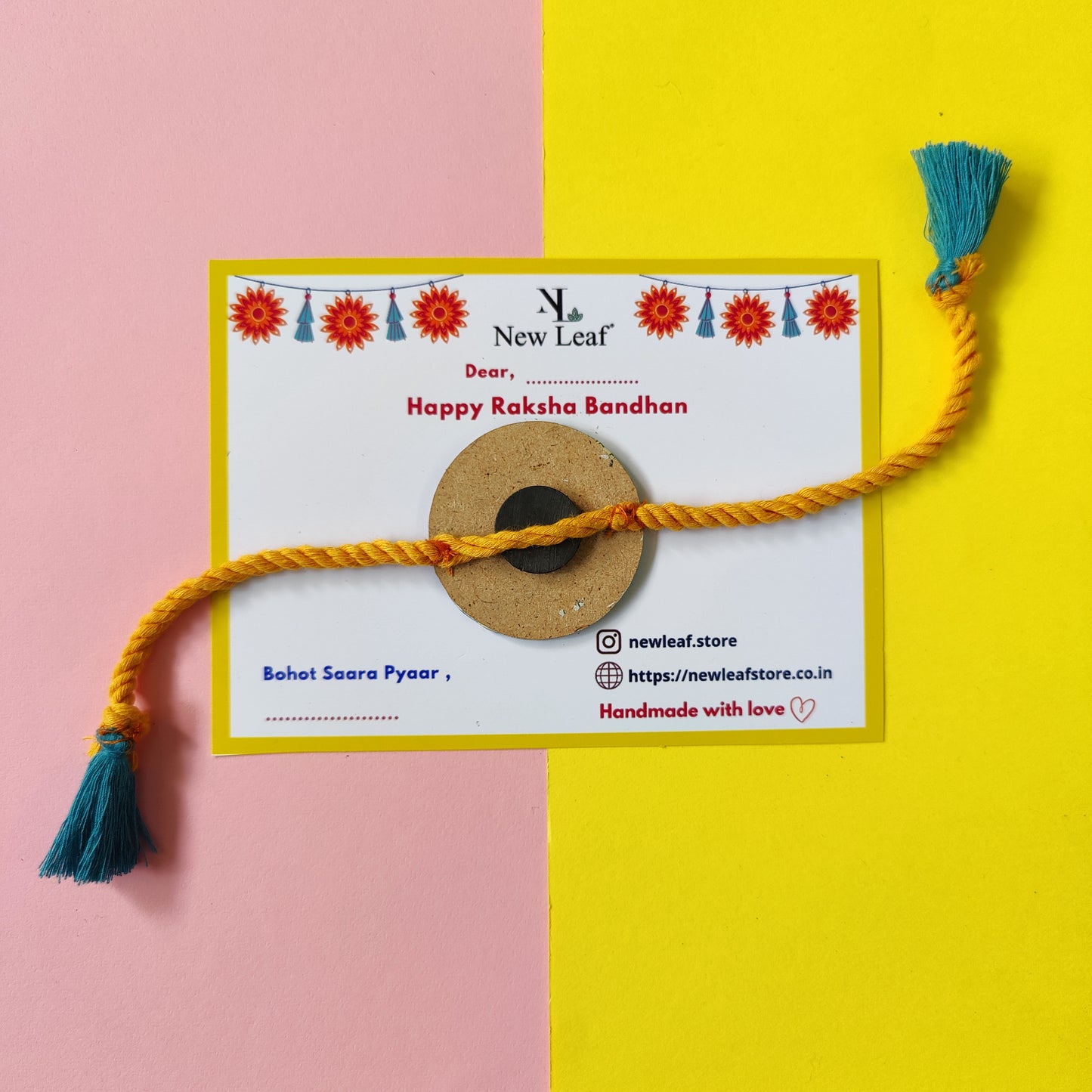 Owl Hand painted Rakhi