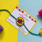 Lotus Handpainted Lumba Rakhi